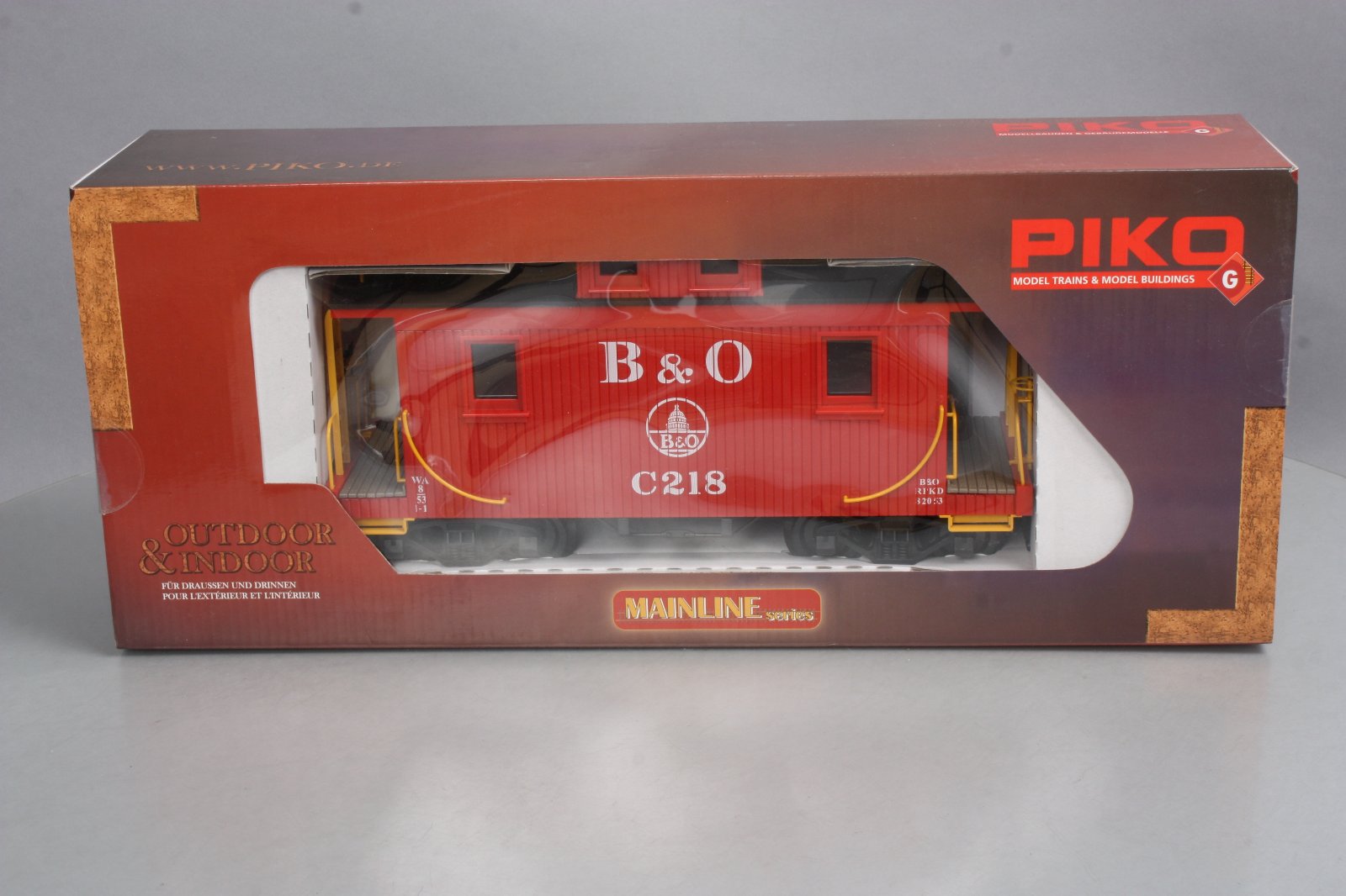 Piko 38827 B&O Caboose (Plastic Wheels)