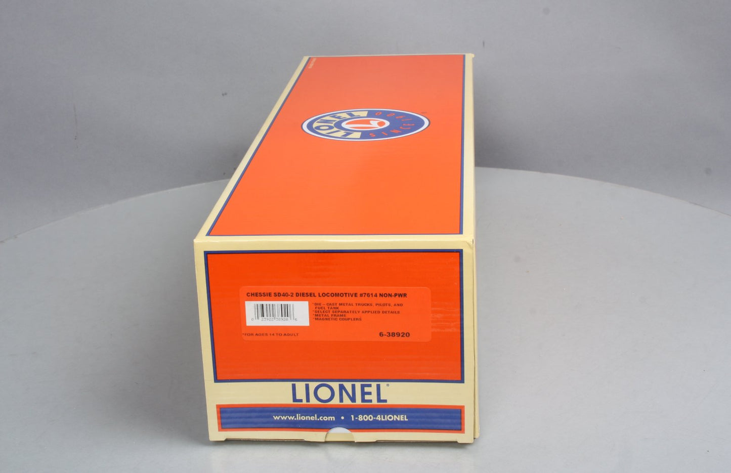 Lionel 6-38920 Chessie Non-Powered SD40-2 Diesel Locomotive #7614