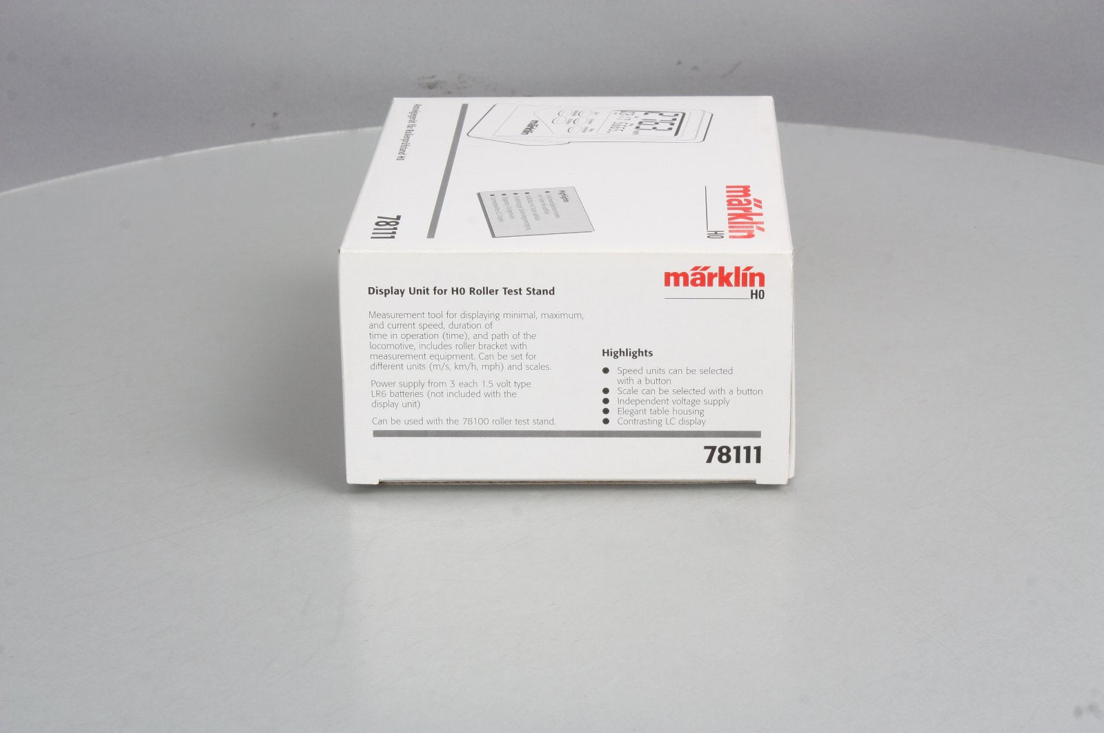 Marklin 78111 Measuring Roller Test Stand