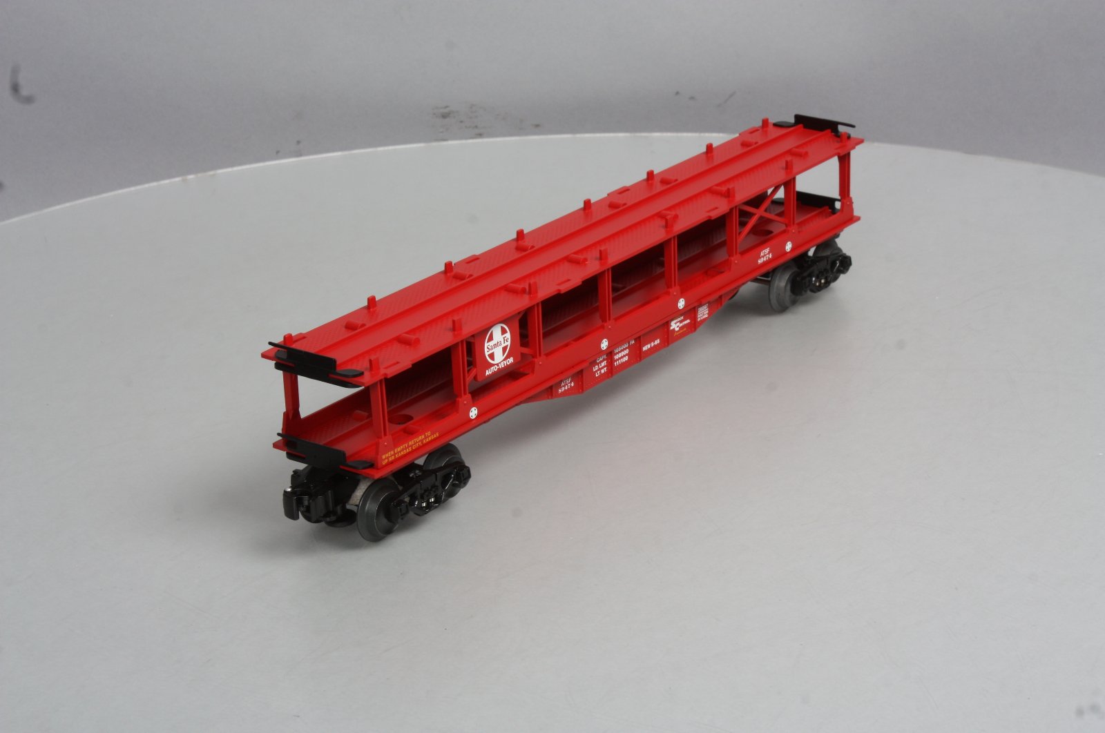 Lionel 6-26097 Red Santa Fe Auto Carrier #89474