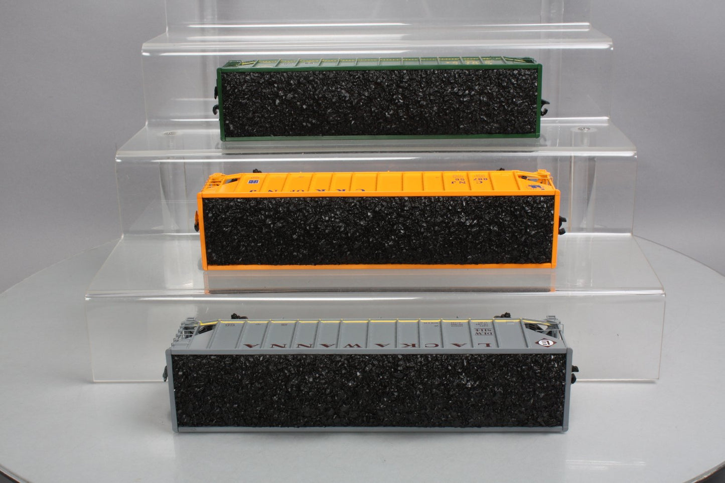Lionel 6-17779 O NS Heritage (DL&W, CNJ, & Erie) 3-Bay Hoppers 3-Pack