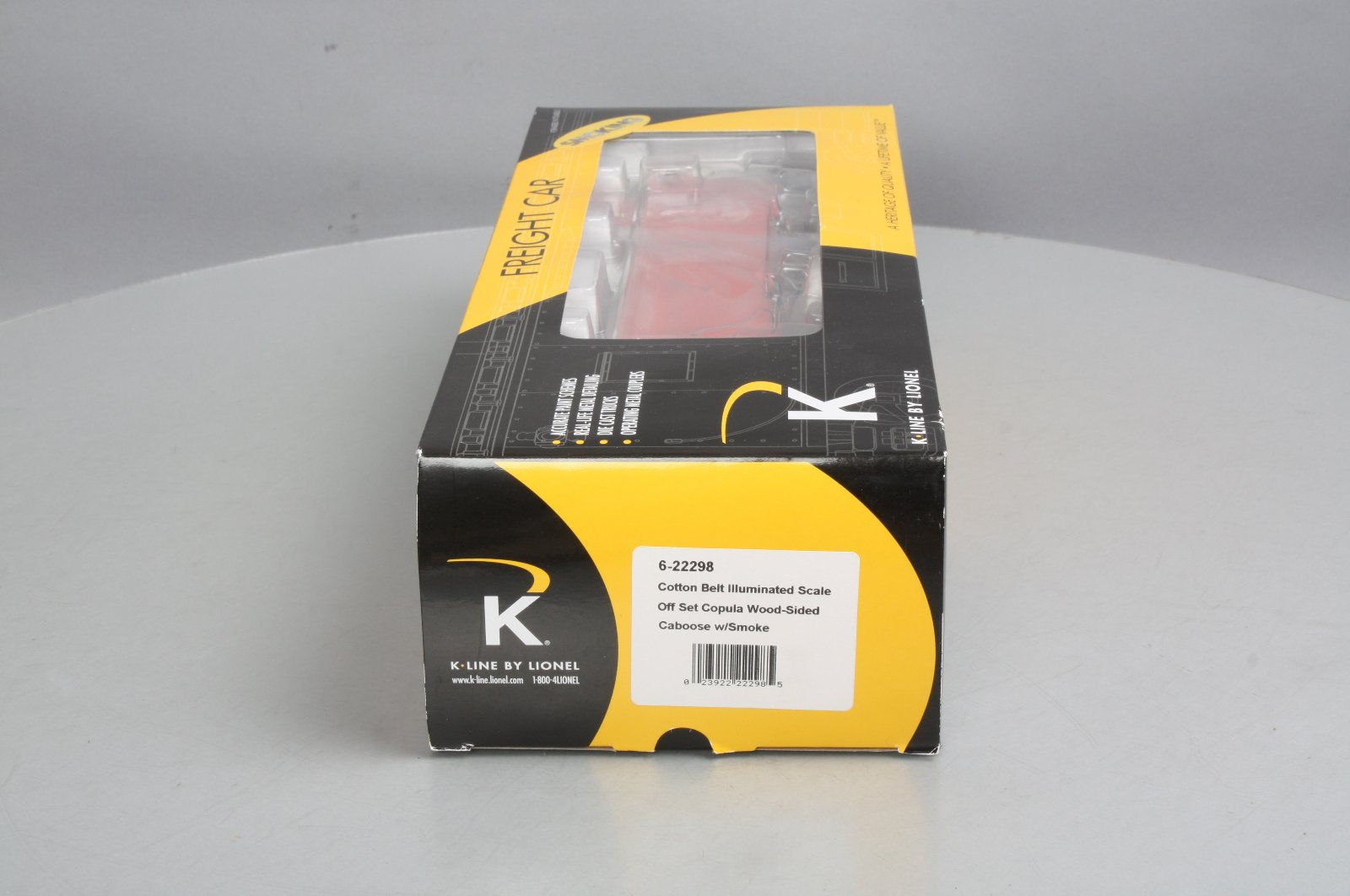 Lionel 6-22298 O Gauge Cotton Belt Copula Woodsided Caboose #2230