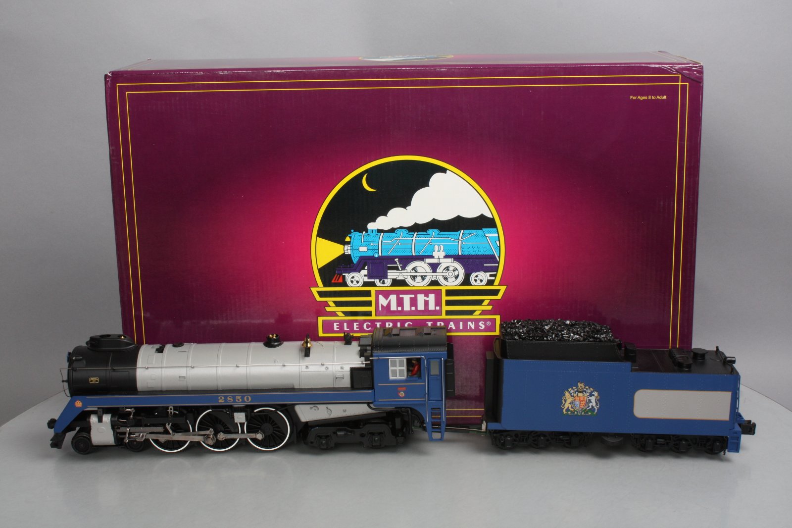 MTH 20-3315-1 CP Royal Hudson 4-6-4 Steam Loco w/PS2 (Hi-Rail Wheels) #2850