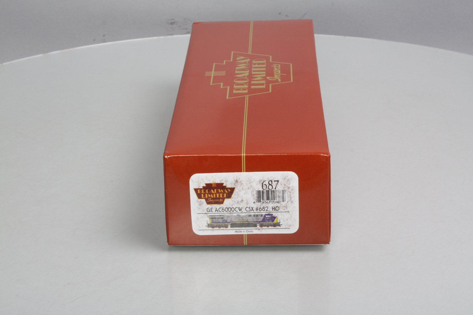 Broadway Limited 687 HO CSX Paragon™ Series Diesel GE AC6000CW #682 w/DCC