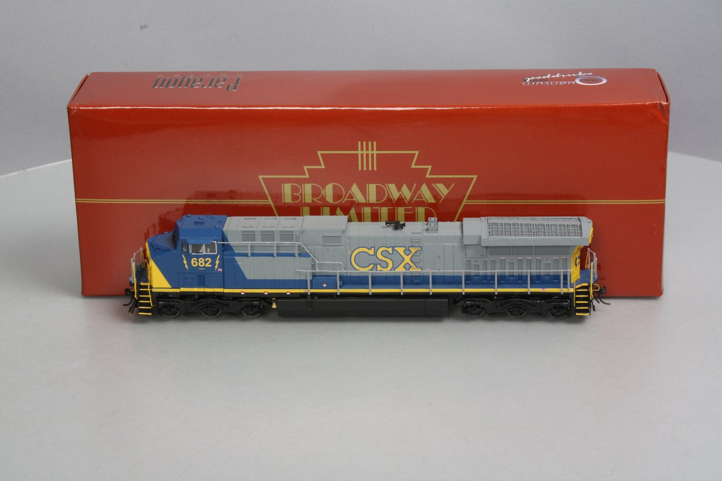 Broadway Limited 687 HO CSX Paragon™ Series Diesel GE AC6000CW #682 w/DCC