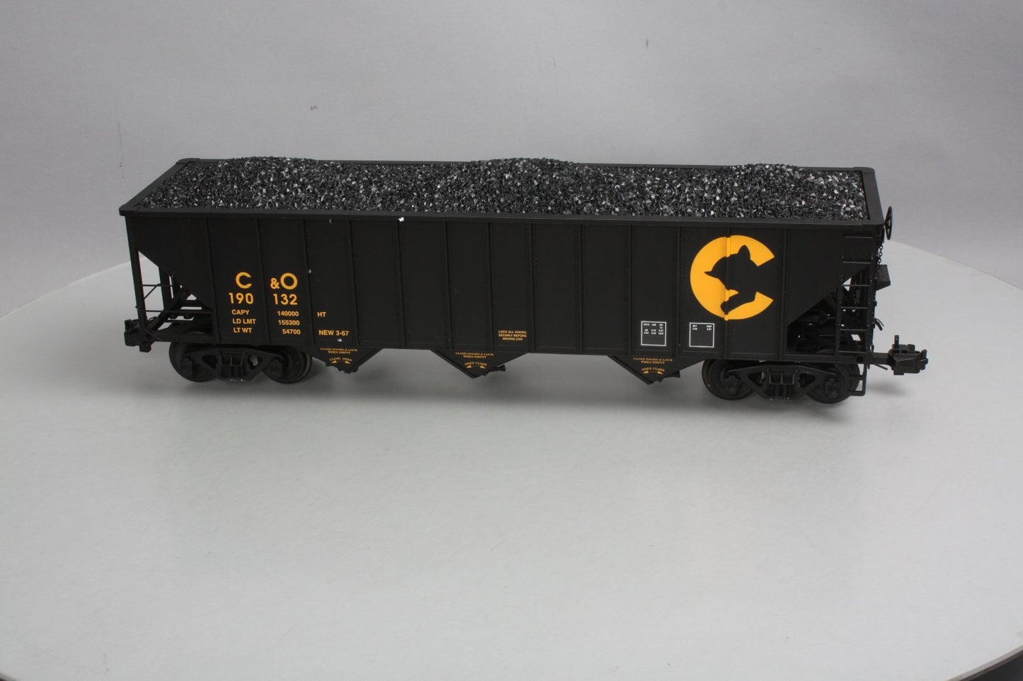 USA Trains 14013 G Chessie 70-Ton 3-Bay Coal Hopper - Metal Wheels