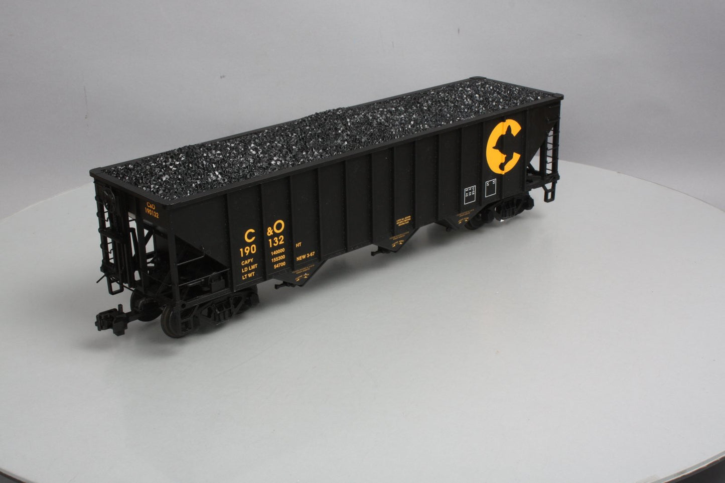 USA Trains 14013 G Chessie 70-Ton 3-Bay Coal Hopper - Metal Wheels
