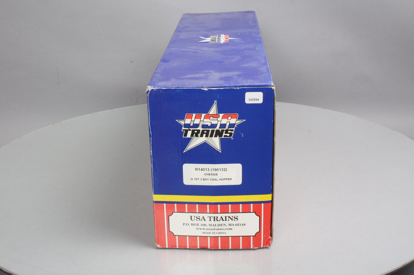 USA Trains 14013 G Chessie 70-Ton 3-Bay Coal Hopper - Metal Wheels