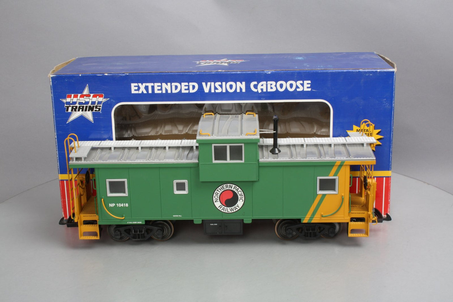 USA Trains R12118 G Northern Pacific Extended Vision Caboose