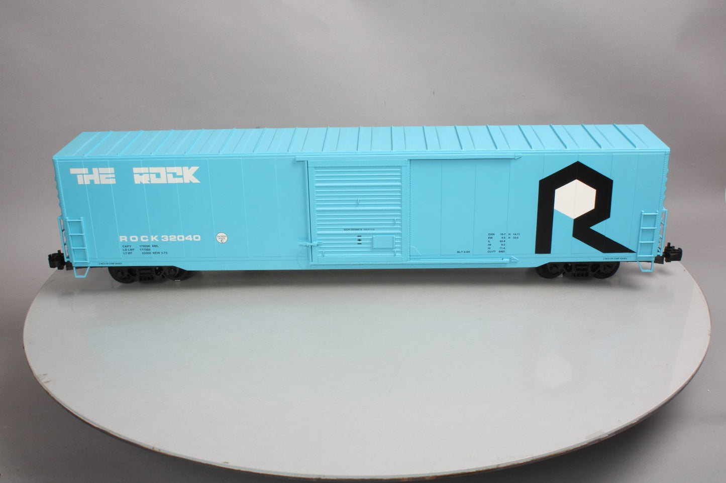 USA Trains R19421A Rock Island 60Ft Boxcar - Metal Wheels