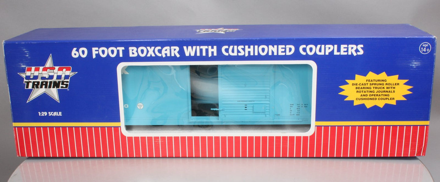 USA Trains R19421A Rock Island 60Ft Boxcar - Metal Wheels