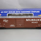 USA Trains R19418A G Milwaukee Road 60 ft Boxcar - Metal Wheels