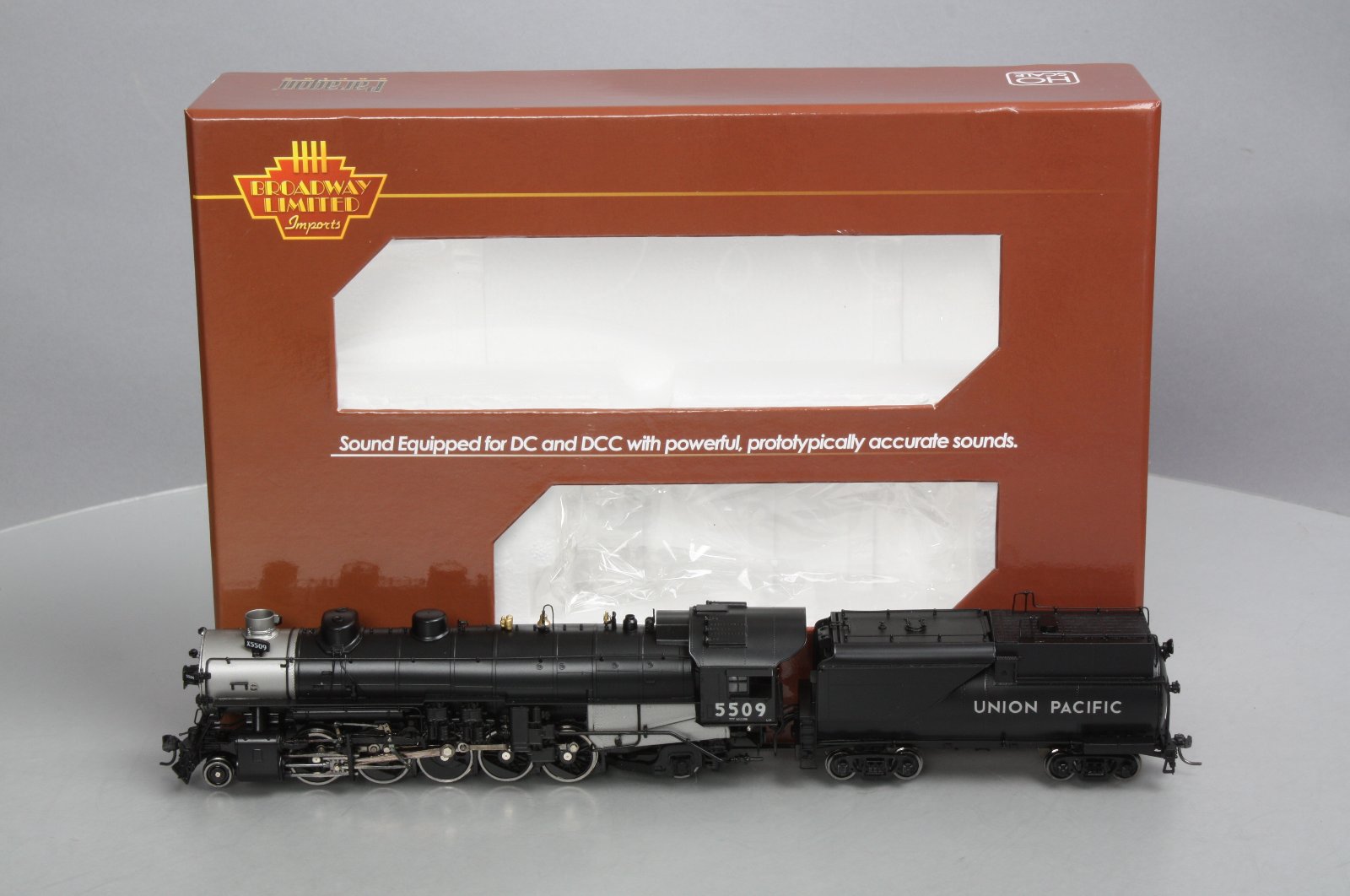 Broadway Limited 1296 HO UP TTT-6 2-10-2 Steam Loco Paragon3 Sound/DC/DCC #5509