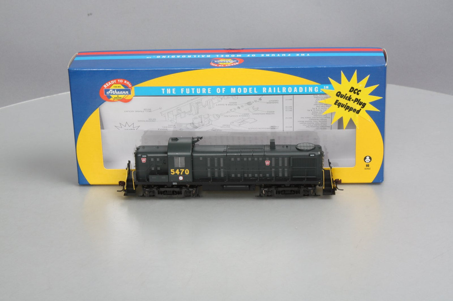 Athearn 94125 HO Pennsylvania Railroad Alco RS-3 Diesel Locomotive #5470