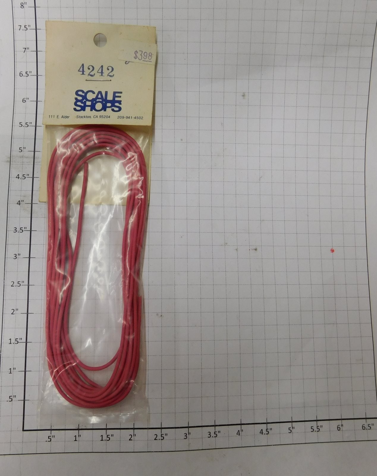 Scale Shops 4242 Red Switch Machine Hookup Wire