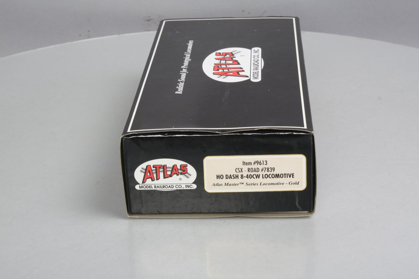 Atlas 9613 HO CSX Master Series Gold GE Dash 8-40CW #7839 w/DCC, Sound