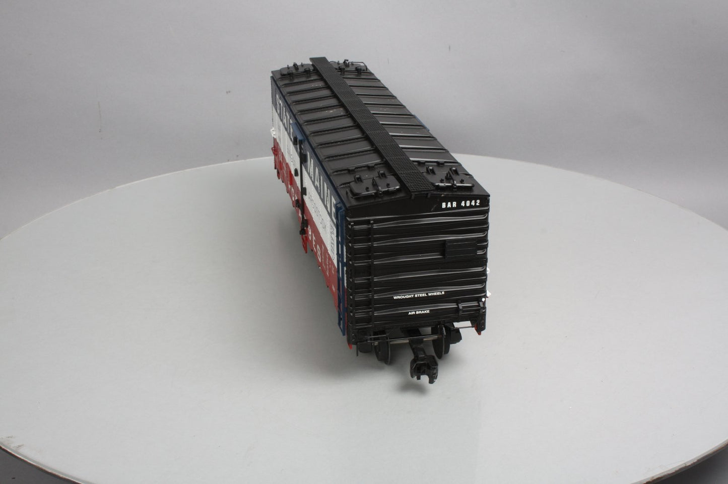 USA Trains R16522 G BAR State of Maine 40' Refrigerator Car - Metal Wheels #4042
