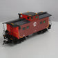 USA Trains 12154 G Scale Boston & Maine Center Cupola Caboose - Metal Wheels