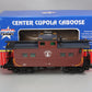 USA Trains 12154 G Scale Boston & Maine Center Cupola Caboose - Metal Wheels