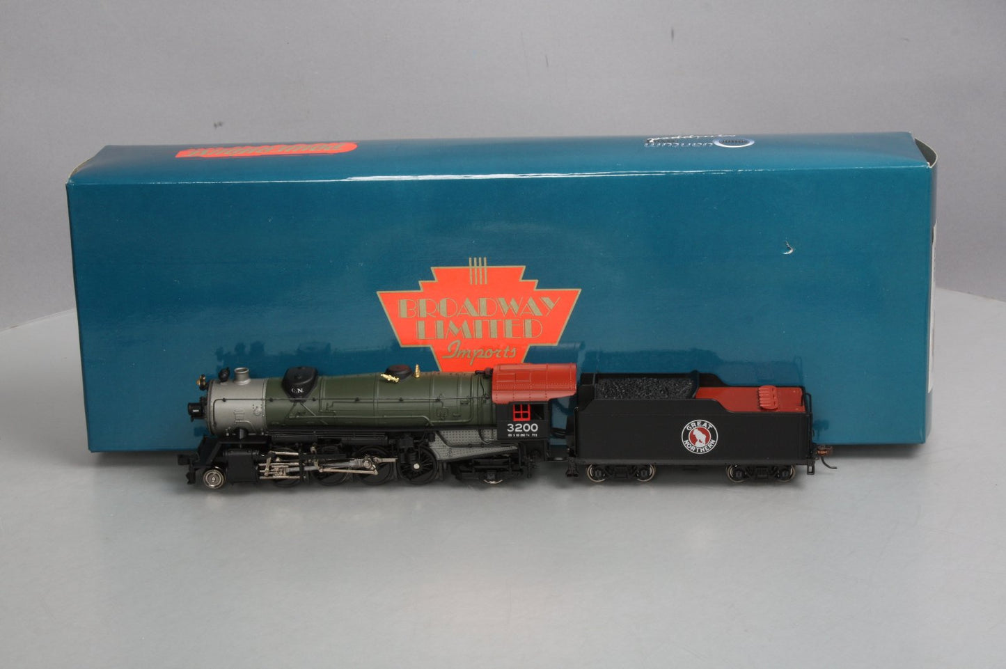 Broadway Limited 209 HO Great Northern O-3 Mikado 2-8-2 #3200 w/DCC/Sound