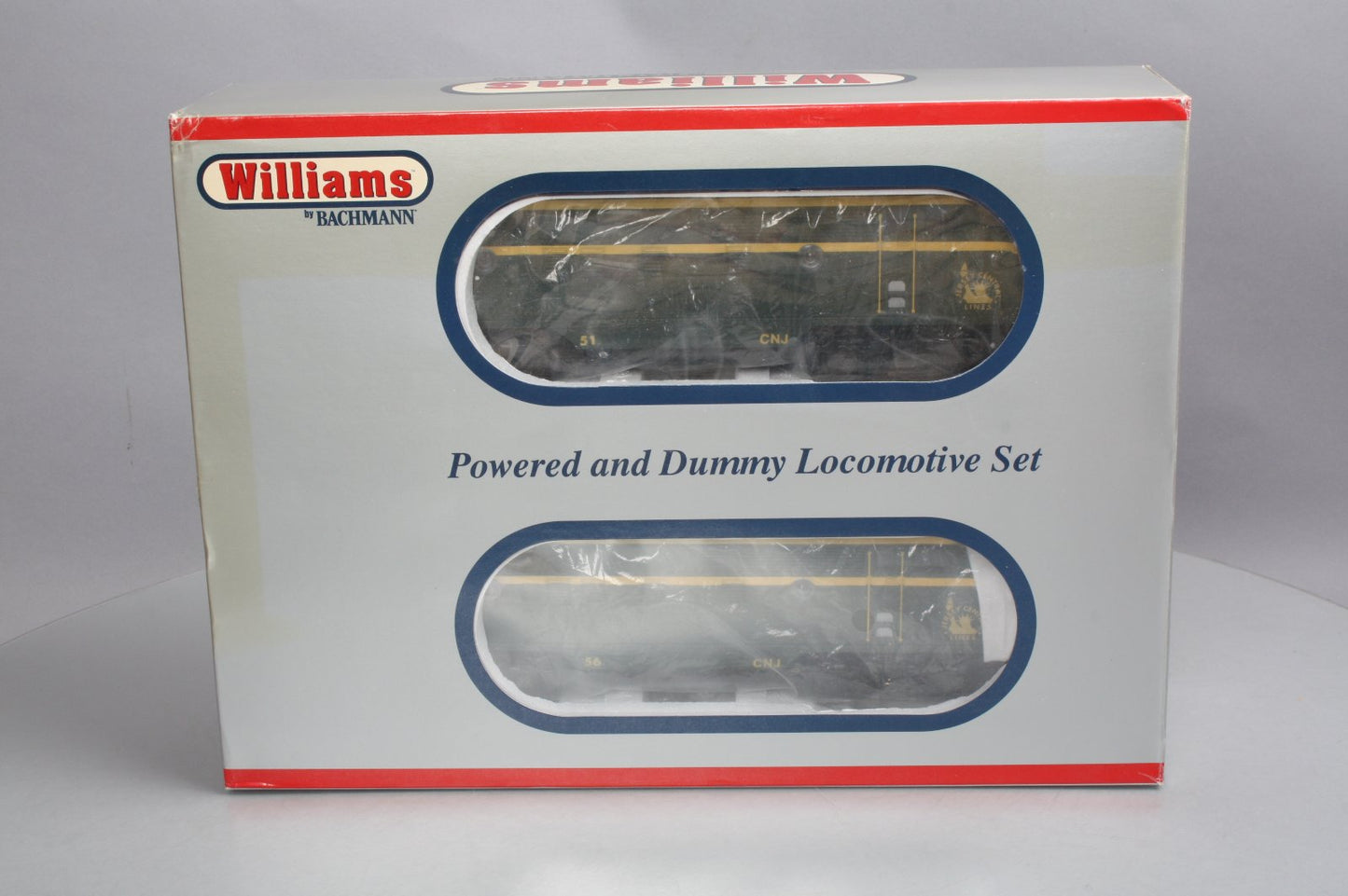 Williams 20106 O Jersey Central F-3 AA Diesel Locomotive Set #56, #51