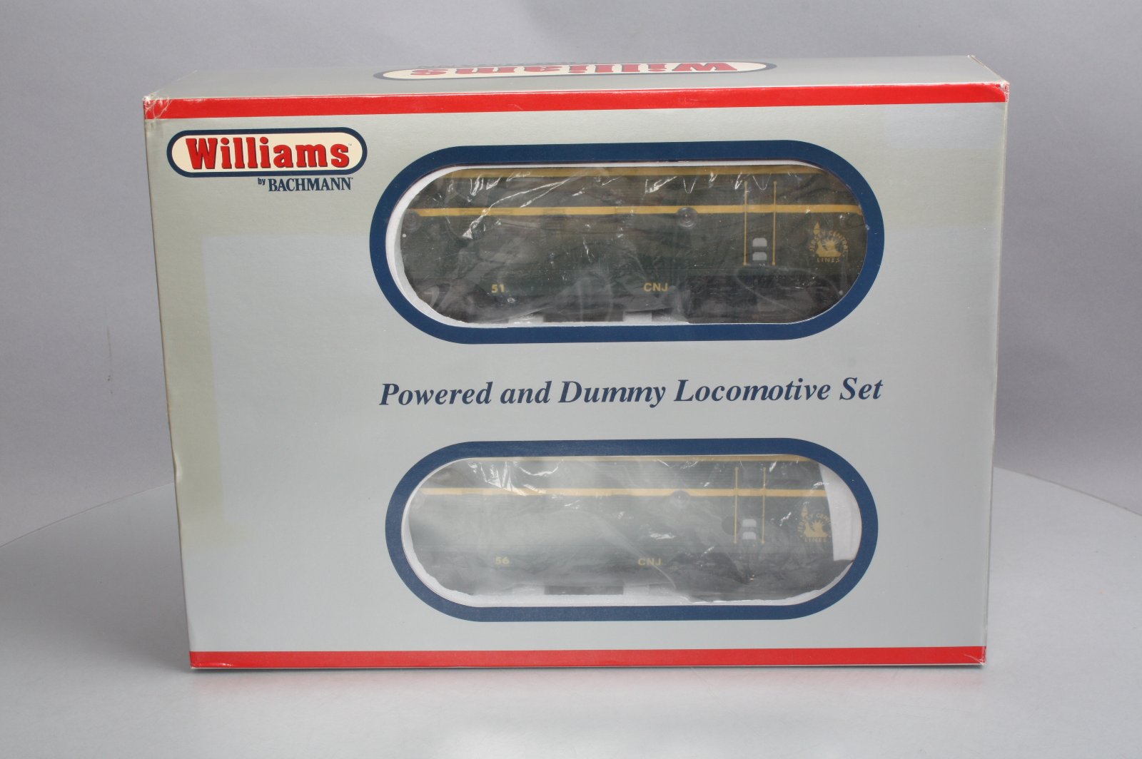 Williams 20106 O Jersey Central F-3 AA Diesel Locomotive Set #56, #51