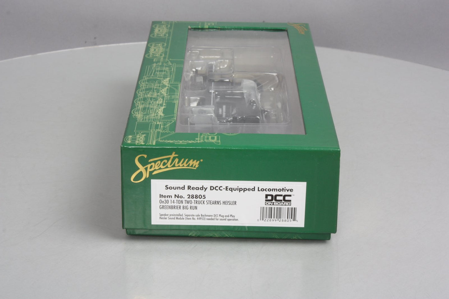 Bachmann 28805 On30 Greenbrier & Big Run 14-Ton 2-Truck Stearns-Heisler #5 w DCC