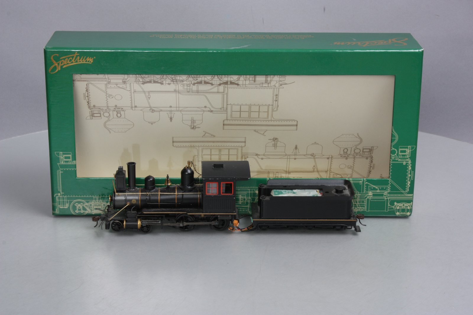 Bachmann 28303 On30 Painted & Unlettered 4-4-0 American Wood Cab w/DCC Loco
