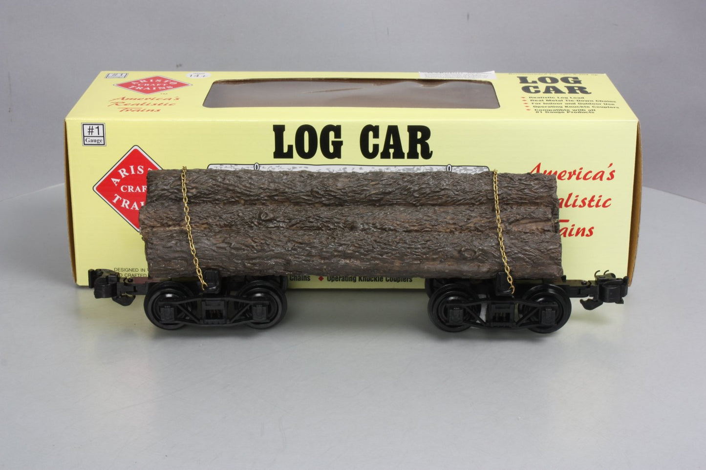 Aristo-Craft 86500 G Scale Flatcar w/ Logs