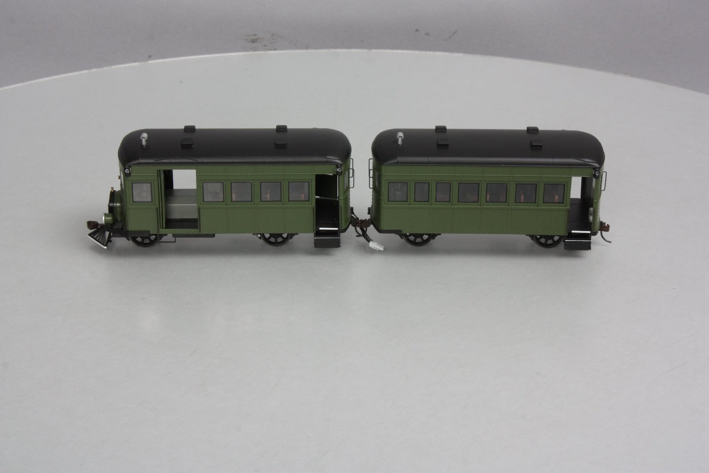 Bachmann 28498 On30 Painted & Unlettered Railbus & Trailer w/DCC