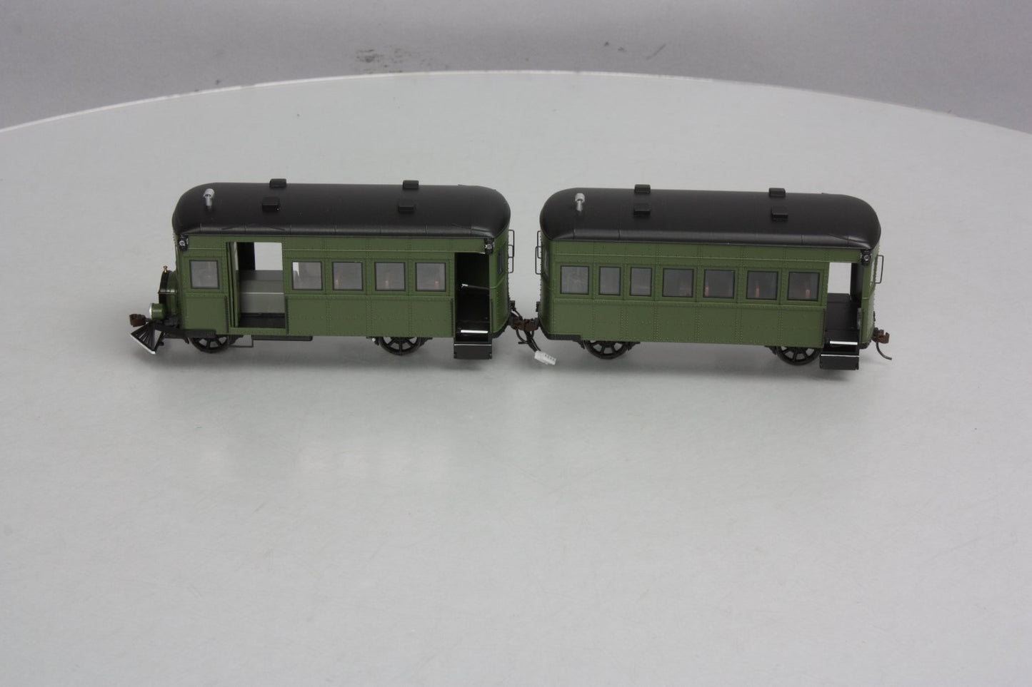 Bachmann 28498 On30 Painted & Unlettered Railbus & Trailer w/DCC