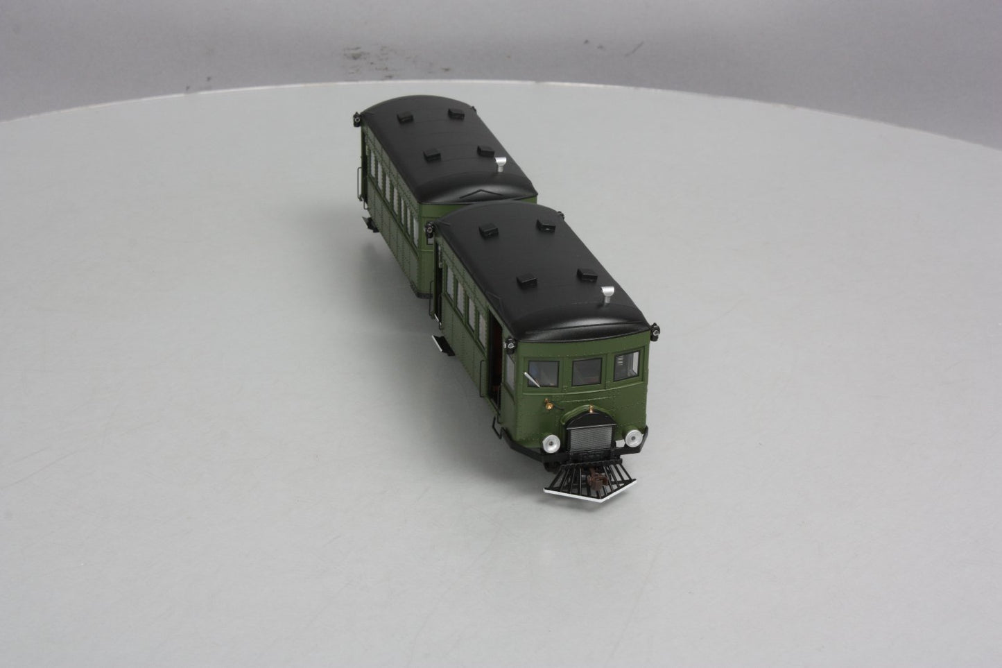 Bachmann 28498 On30 Painted & Unlettered Railbus & Trailer w/DCC