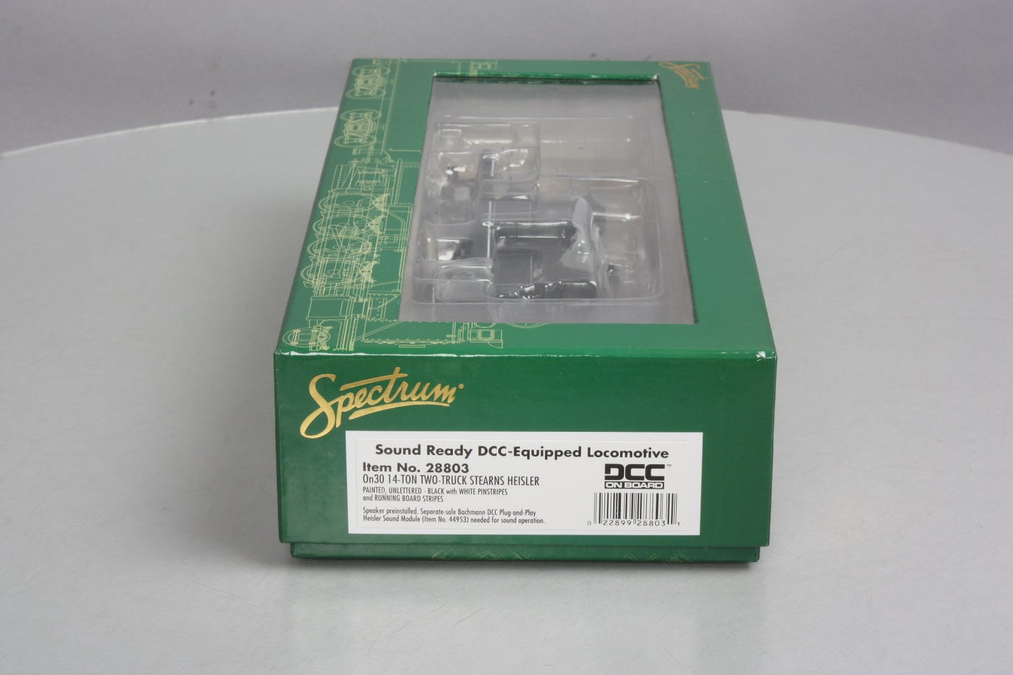Bachmann 28803 On30 Painted & Unlettered 14-Ton 2-Truck Stearns-Heisler w/DCC