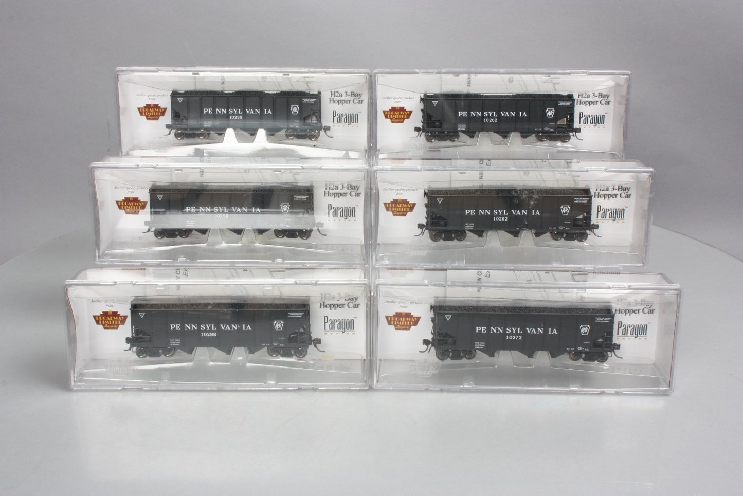 Broadway Limited 809 HO Pennsylvania Railroad Class H2a Hopper Cars (Pack of 6)