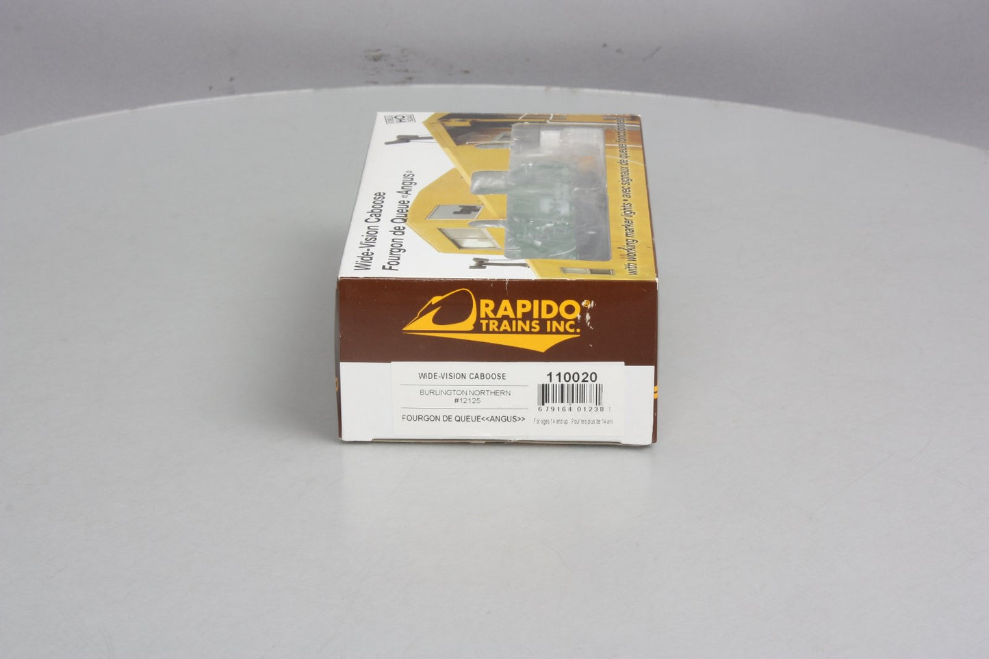 Rapido Trains 110020 HO Burlington Northern Wide-Vision Caboose #12125
