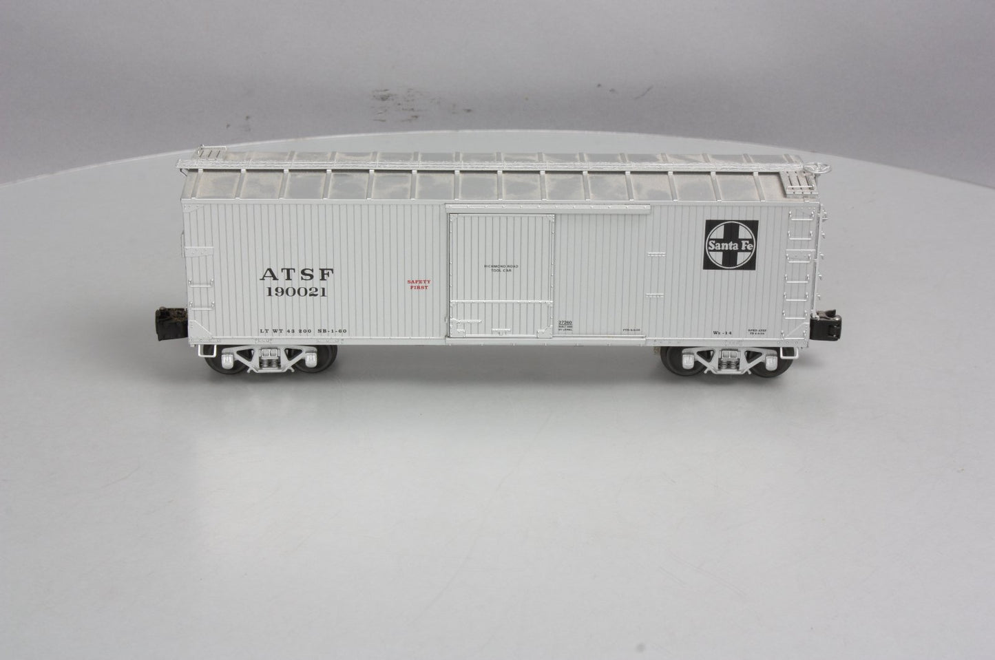 Lionel 6-27260 O Gauge Santa Fe Tool Car #190021