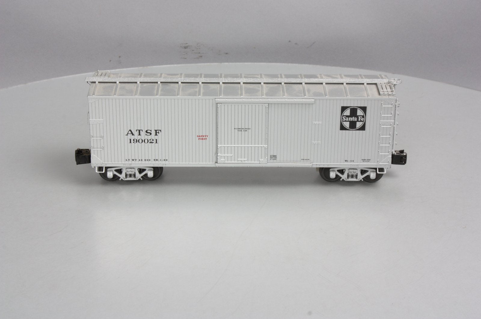 Lionel 6-27260 O Gauge Santa Fe Tool Car #190021