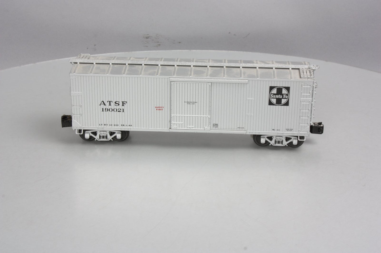 Lionel 6-27260 O Gauge Santa Fe Tool Car #190021