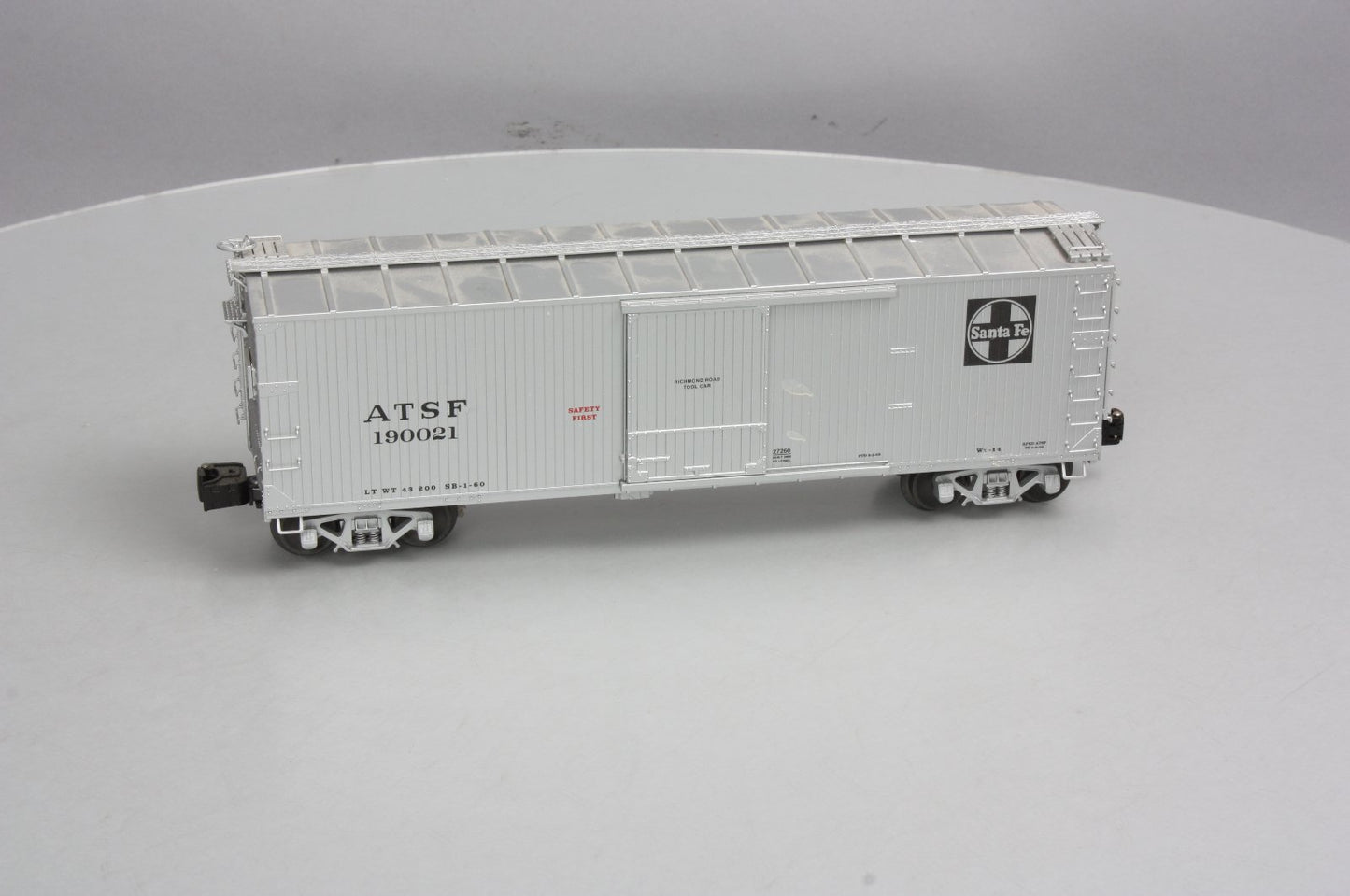 Lionel 6-27260 O Gauge Santa Fe Tool Car #190021