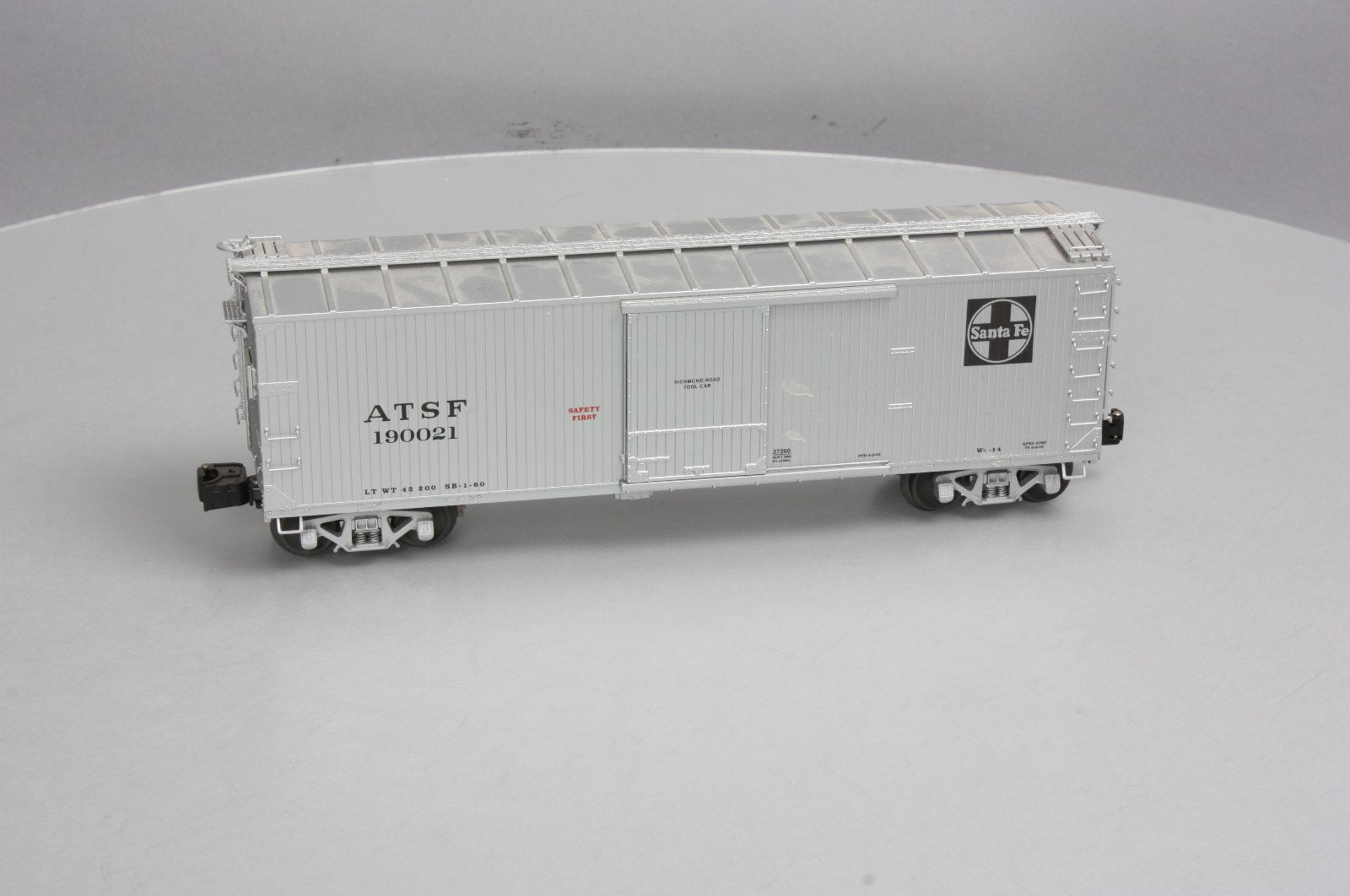 Lionel 6-27260 O Gauge Santa Fe Tool Car #190021