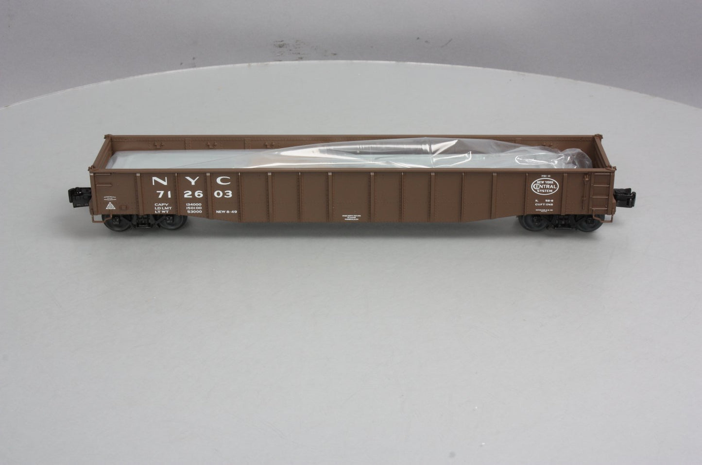 Lionel 682864 O New York Central PS-5 Gondola with Load