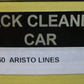 Aristo-Craft 46950 G Track Maint. Service Car/Track Cleaning Car - Metal Wheels