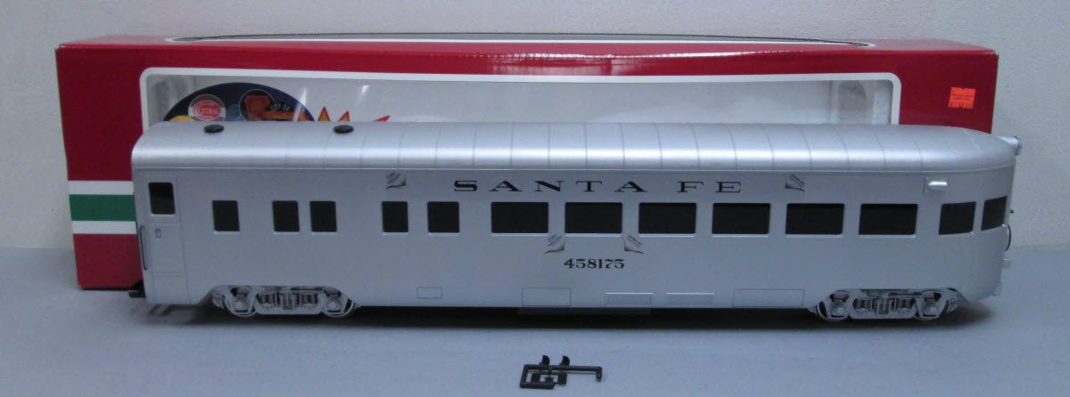 LGB 30590 Santa Fe Streamlined Observation Car - Metal Wheels