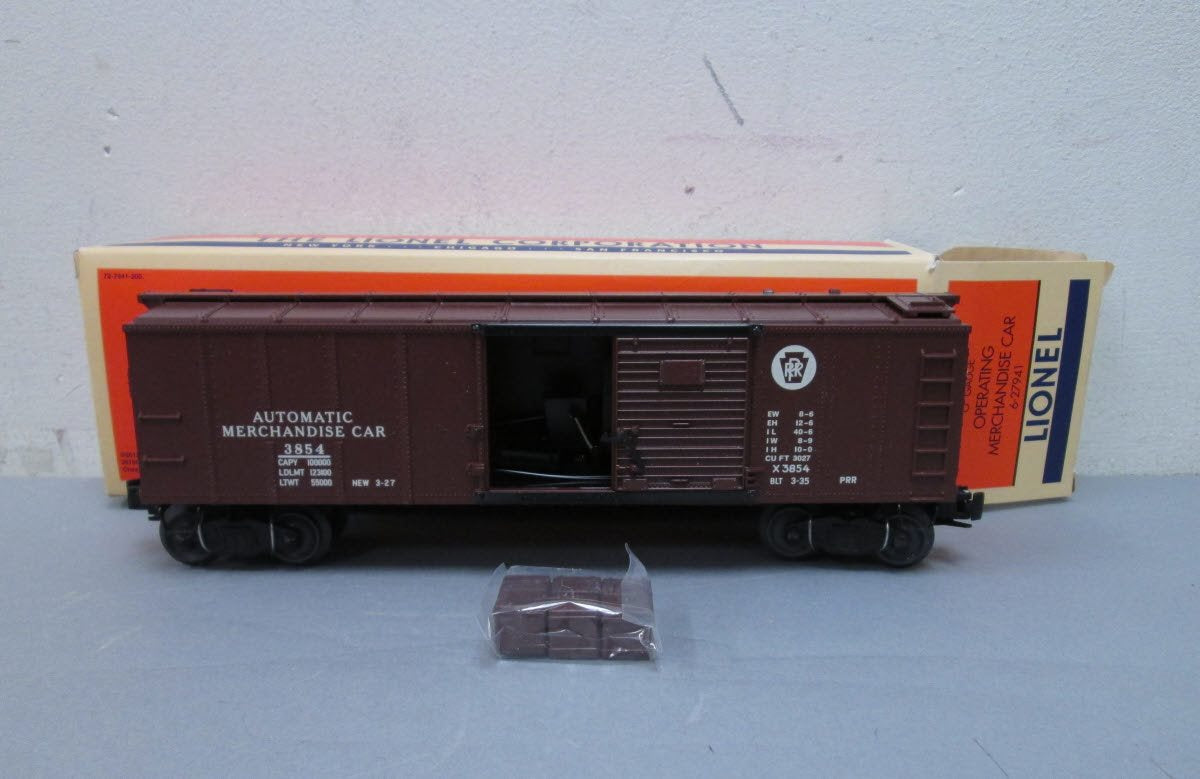 Lionel 6-27941 O Gauge Pennsylvania Operating Merchandise Car #3854