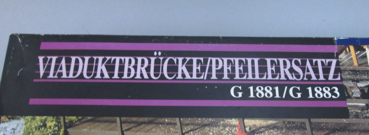 Pola 1881 G Scale Viaduct Bridge (1:22.5 Scale)