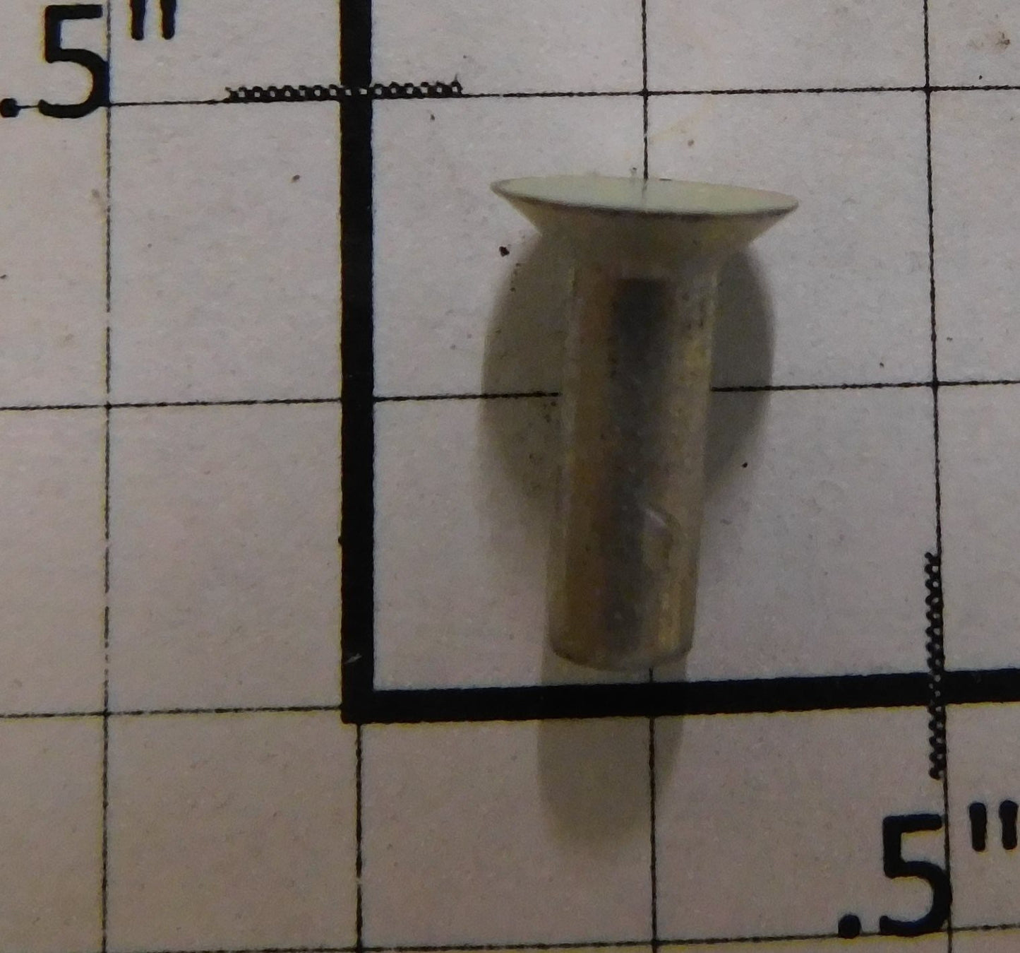 Acme 100-104 .125" x .375" Steel Flat Head Rivet