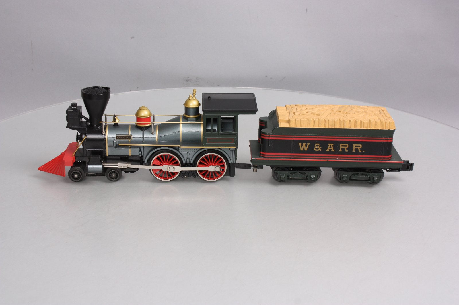 MTH 30-1576-1 O Gauge W.A.R.R. 4-4-0 General Steam Engine w/Proto-Sound 3.0