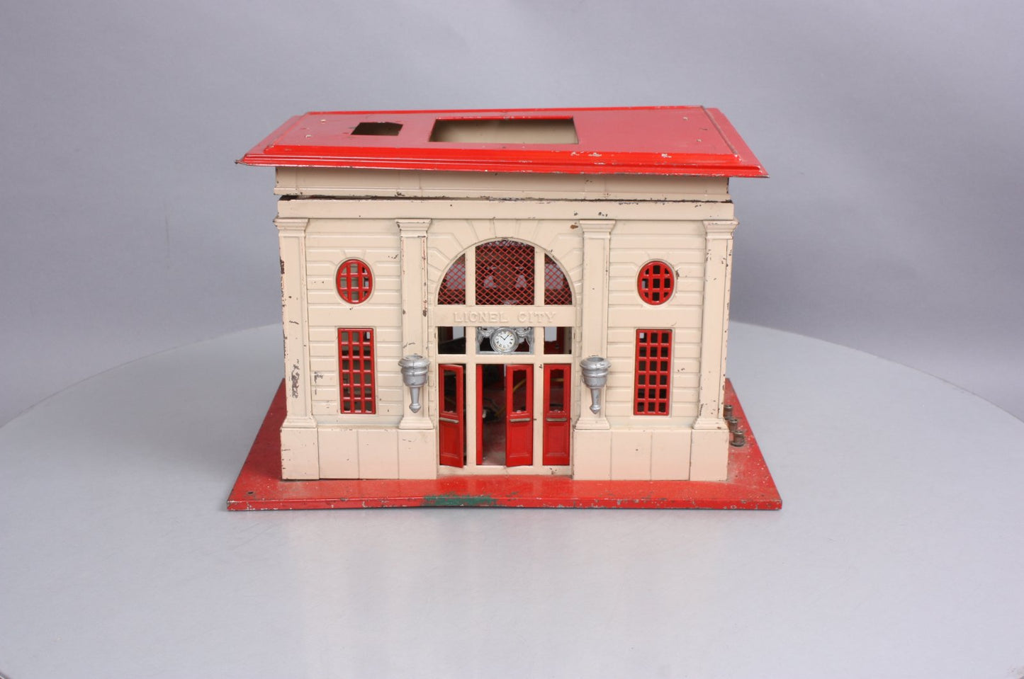 Lionel 115 O Gauge Vintage Lighted Tinplate Passenger Station