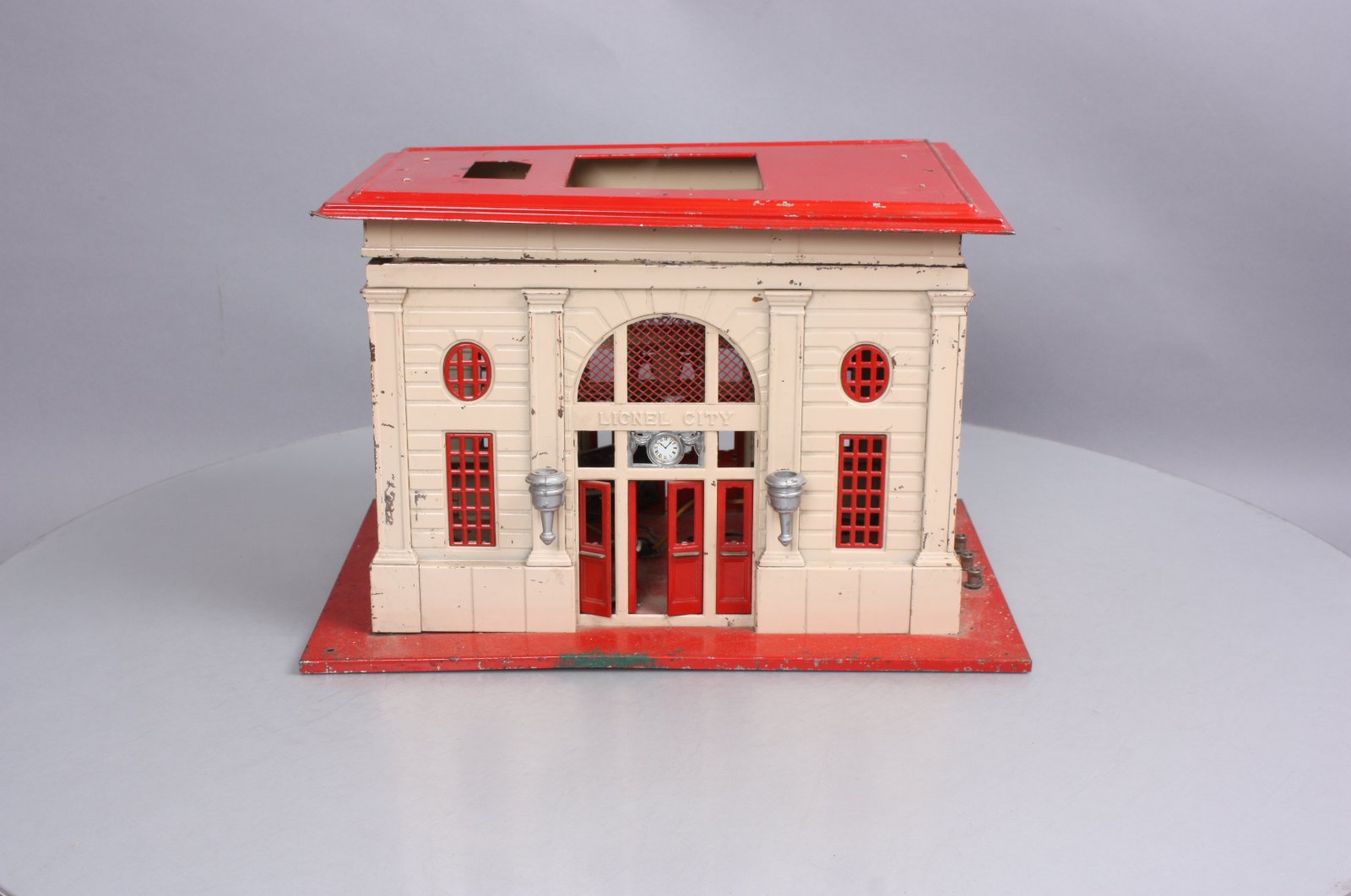 Lionel 115 O Gauge Vintage Lighted Tinplate Passenger Station