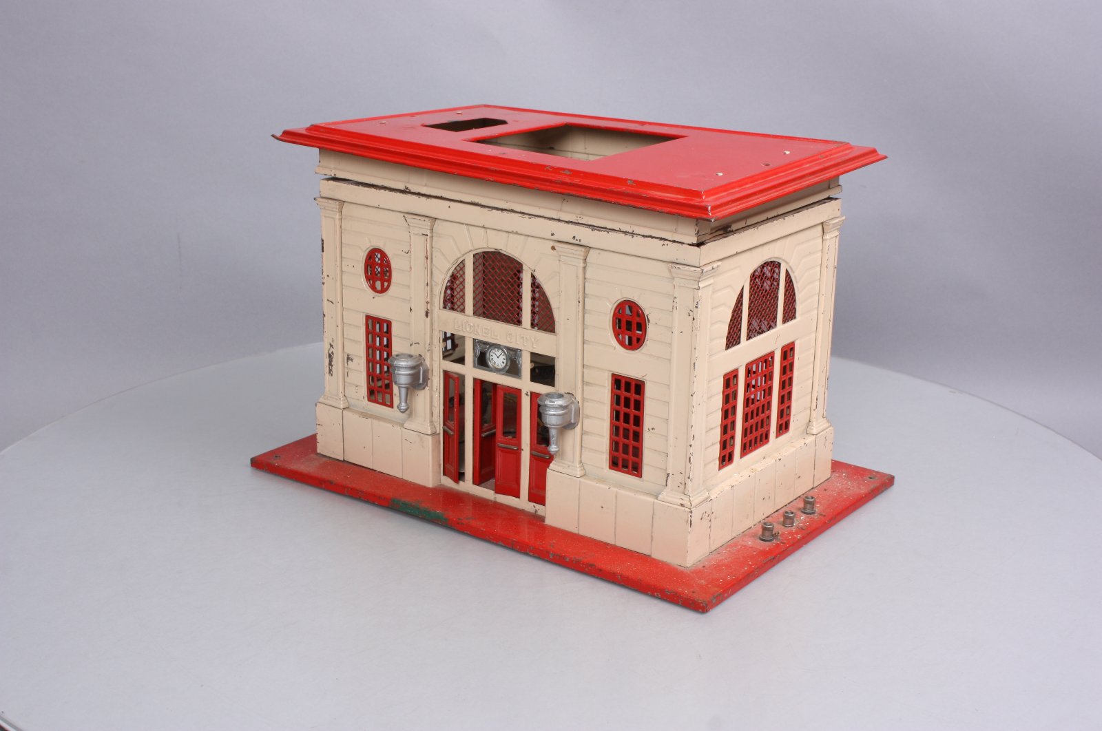 Lionel 115 O Gauge Vintage Lighted Tinplate Passenger Station